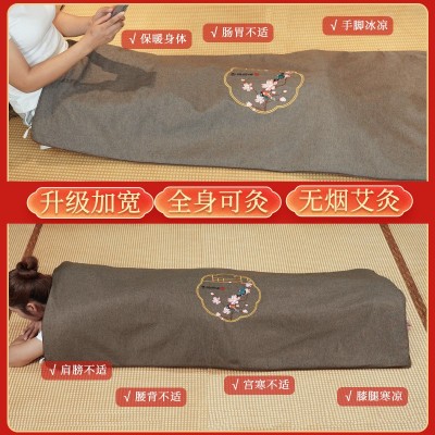 电加热艾灸垫子艾草床垫热敷包艾绒电热毯保暖褥子发热片艾灸毯子图4
