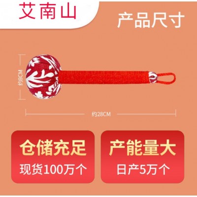 加大号9*26cm艾草养生锤经络按摩锤手持敲打锤肩颈背部拍打五子锤图4