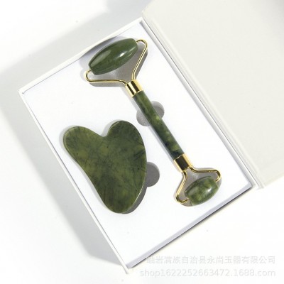 天然玉石滚轮面部刮痧仪器套装图3