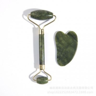 天然玉石滚轮面部刮痧仪器套装图2