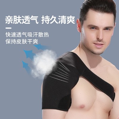 运动护肩专业健身肩袖损伤护具羽毛球篮球肩膀护具防脱臼关节防护图3