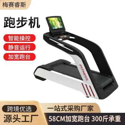 定制多功能健身房减震跑步机室内静音电动走步机宽跑带商用跑步机图4