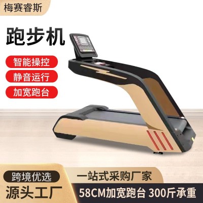 定制多功能健身房减震跑步机室内静音电动走步机宽跑带商用跑步机图3