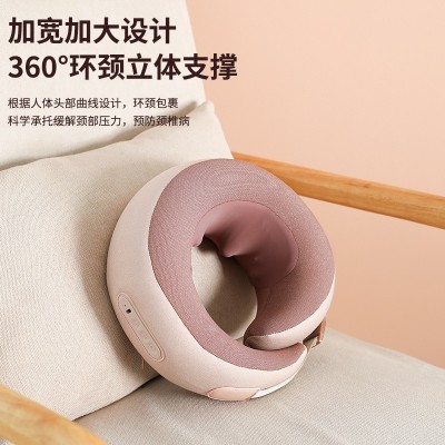 按摩枕头颈部按摩器一件代发揉捏颈部u型按摩器电动多功能 按摩枕图2
