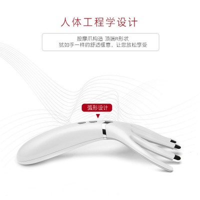 充电式新款迷你按摩器多功能加热按摩仪头部电动便携按摩梳震动图4
