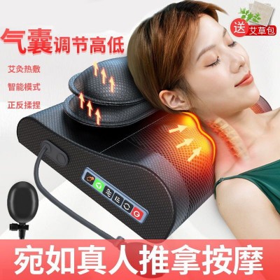 批发多功能全身颈椎按摩器肩颈腰背部按摩家用牵引电动枕头按摩仪图5