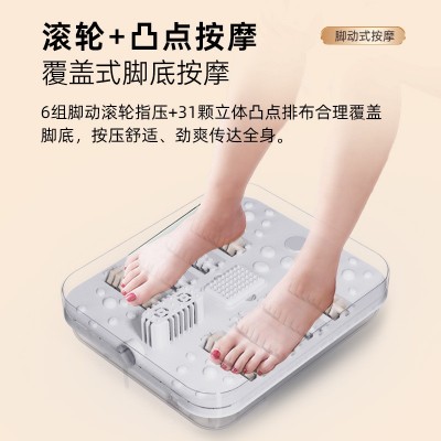 便携式折叠加热泡脚桶全自动泡脚盆家用便携恒温电动按摩足浴盆图3
