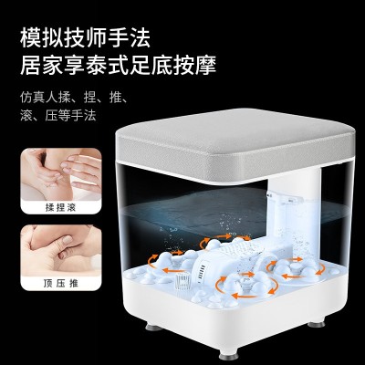 HITH泡脚桶家用全自动恒温加热洗脚盆保温智能电动按摩高深足浴器图4