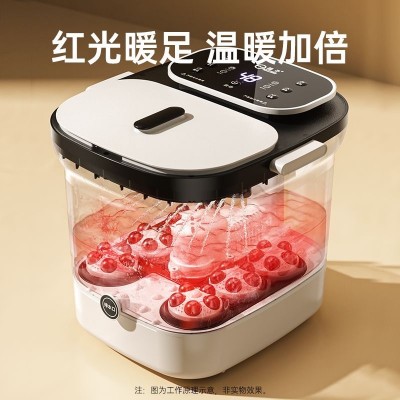 熏蒸足浴盆全自动按摩加热泡脚桶家用洗脚盆电动恒温泡脚盆批发图2