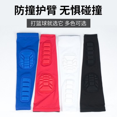 跨境户外篮球透气防撞护肘足球羽毛球护具运动保护肘关节压缩护臂图4