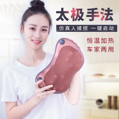 腰部颈椎按摩器脖子揉捏枕头颈肩按摩仪多功能全身颈部按摩枕车载图5