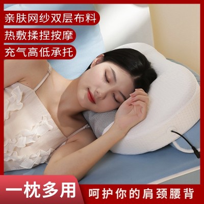 睡眠按摩器颈部按摩枕腰部按摩垫加热中药按摩枕气囊自动升降按摩图3