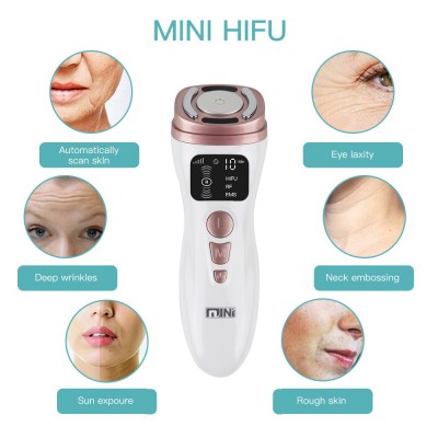 Mini 超声刀 精雕仪 HIFU 温热导入 EMS微电脉冲 提拉抚纹 美容仪图4