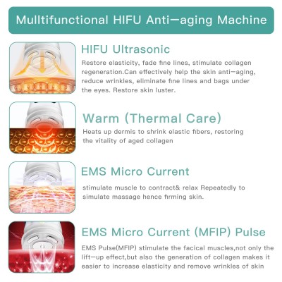 四代 MINI HIFU 迷你超声刀 精雕仪 热能 EMS 微电脉冲美容仪 跨图2