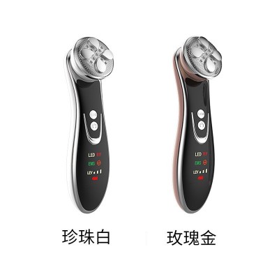 胜稻彩光按摩仪RF 彩光 高频震动 导入微电流跨境美容仪 充电便携图1