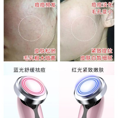 电子美容仪多功能光子嫩肤导入仪亮白浄肤红蓝光导入仪脸部美容器图4