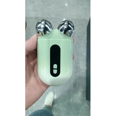 跨境脸部提拉仪家用微电流震动导入仪滚轮按摩器女嫩肤电动美容仪图3