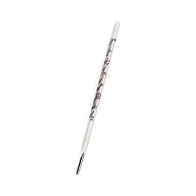 三山医用水银体温计腋下式家用玻璃体温计水银温度计体温表计批发图1