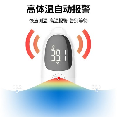 手持人体额温测温仪二合一额温枪耳温枪R9宝宝红外线体温枪体温计图4