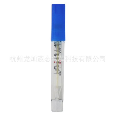 厂家直发无汞玻璃体温计出口英文非电子医用婴儿童宝温度大刻度表图1