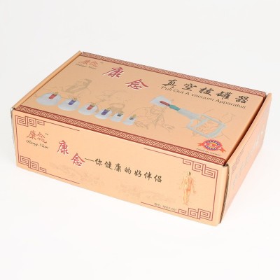 康念真空12罐加厚拔罐器中文英文家用抽气式拔气罐套装 高档礼品图5