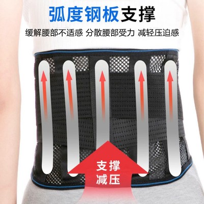 护腰保暖发热透气腰托腰间盘劳损腰肌椎疼钢板支撑护腰带图2
