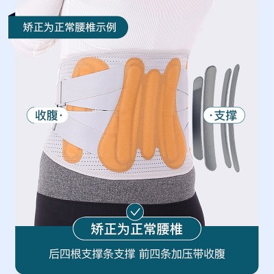 运动护腰保暖护腰带健身收腹带束腰跑步透气支撑腰间盘突出护腰带图1