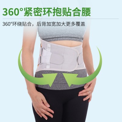 跨境运动护腰带腰间盘突出腰肌劳损男女老人透气运动健身护腰薄款图4
