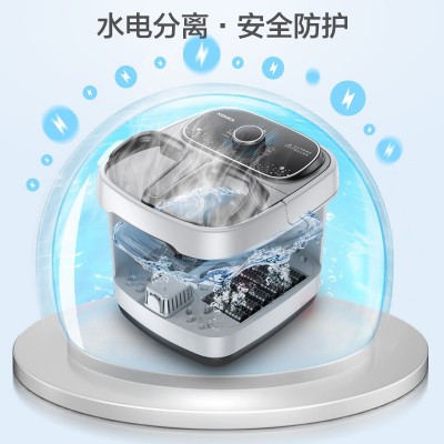 康佳折叠泡脚桶全自动家用加热电动按摩洗脚足浴盆足浴桶厂家批发图1