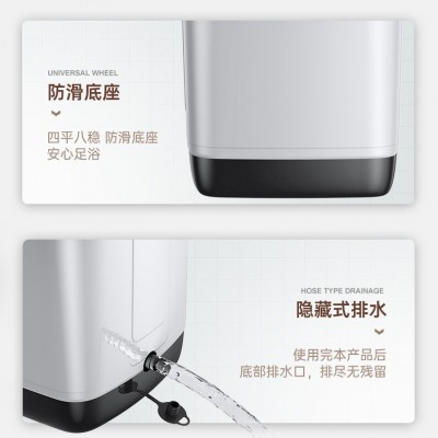 康佳折叠泡脚桶全自动家用加热电动按摩洗脚足浴盆足浴桶厂家批发图4