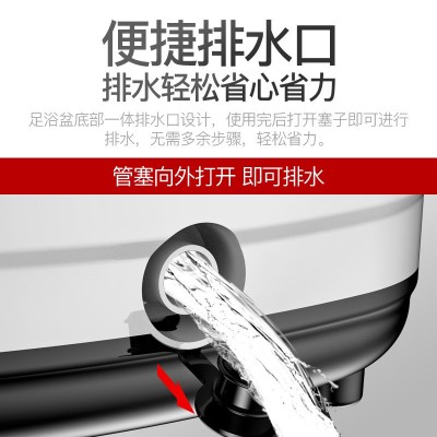 足浴盆家用自动加热泡脚桶 12滚轮按摩足浴器 会销厂家现货批发图2