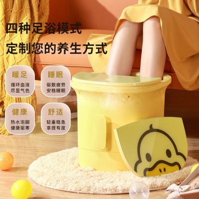 深桶泡脚桶全自动恒温洗脚盆电动全自动按摩家用泡脚盆足浴器图3