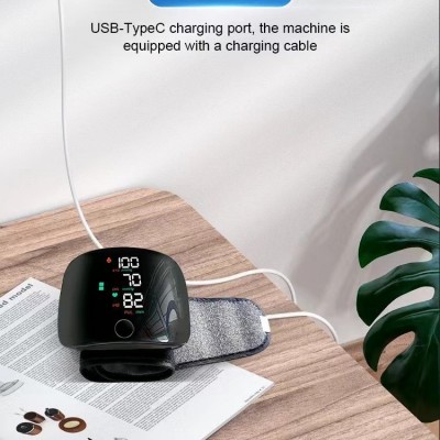 智能腕式血压计家用语音充电手腕式测量仪电子全自动精准测量仪器图4