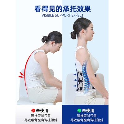 护腰带加宽透气钢板支撑腰带运动保暖腰椎间盘腰肌突出劳损护腰女图2