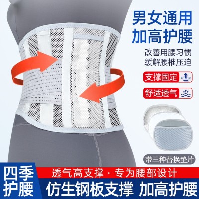 厂家批发 代发 运动支撑加压腰带腰围收腹薄款透气腰托腰间盘图3