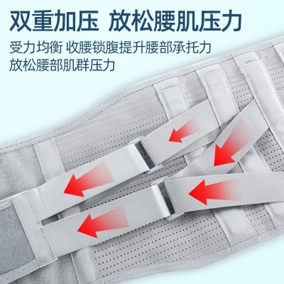 厂家批发 代发护腰带腰间腰钢板支撑腰围收腹健身护腰透气束腰带图3