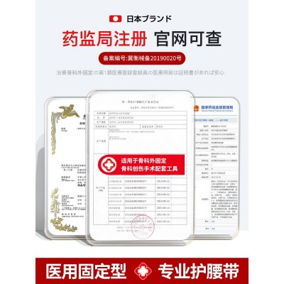 【代发】钢板矫正腰带钢板发热男女士保暖透气腰椎腰托腰椎护腰带图5