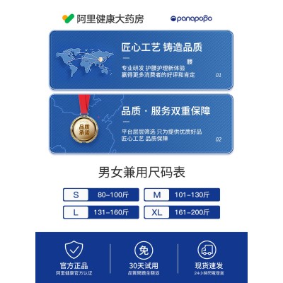 医用护腰带腰间盘劳损腰椎突出腰疼磁石发热男女腰围腰托图5