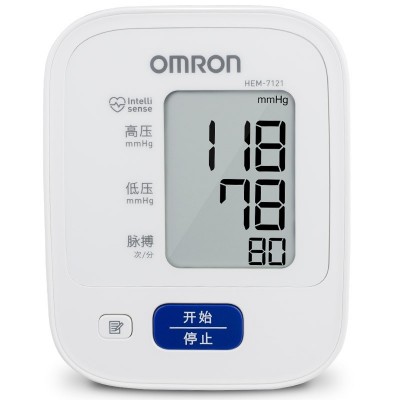 欧姆龙HEM-7121血压测量仪家用量血压测压仪上臂式智能电子血压计图5