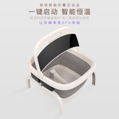 厂家直销可折叠足浴盆器全自动按摩洗脚盆电动加热家用恒温泡脚桶图3