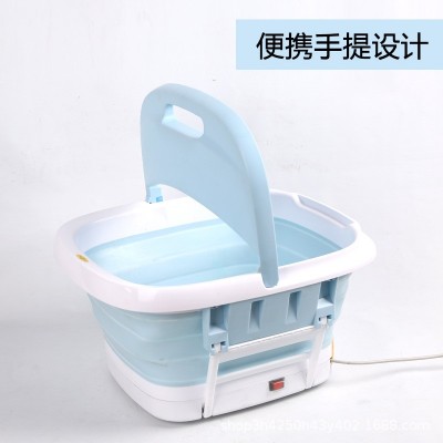 厂家直销可折叠足浴盆器全自动按摩洗脚盆电动加热家用恒温泡脚桶图3