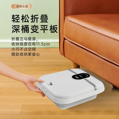 金正折叠泡脚桶可加热恒温足浴盆家用洗脚盆按摩桶蒸汽养生足浴桶图3