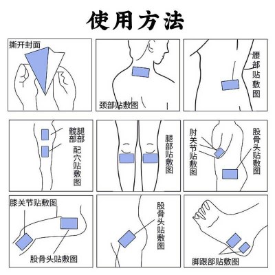 品澜堂老黑膏贴膝盖腰椎贴颈椎贴透骨贴关节贴肩周贴腰痛贴黑膏贴图2