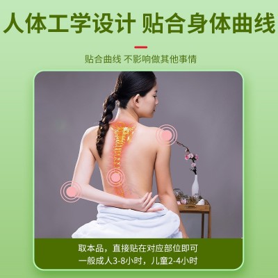 日本东京生物艾草三伏贴 夏季三九贴伏湿贴颈肩腰腿关节贴温灸贴图4