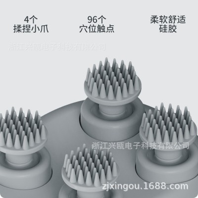 智能头部按摩仪头皮经络疏通宠物抓头揉脑袋迷你按摩器电动按摩仪图2