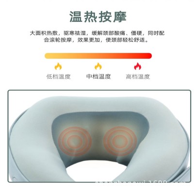 U型枕颈椎按摩器腰部背部揉捏仪记忆棉肩颈斜方肌缓解脖子按摩枕图2