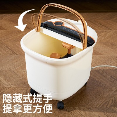 家用按摩足浴盆泡脚桶家用自动加热全自动足浴桶电动按摩足浴器图2
