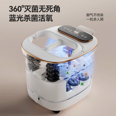 本博泡脚桶家用自动加热电动足浴盆全自动按摩恒温熏蒸泡一体图3