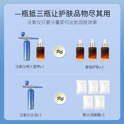 跨境手持家用注氧仪 脸部补水精华导入美容水光仪纳米保湿喷雾仪图3