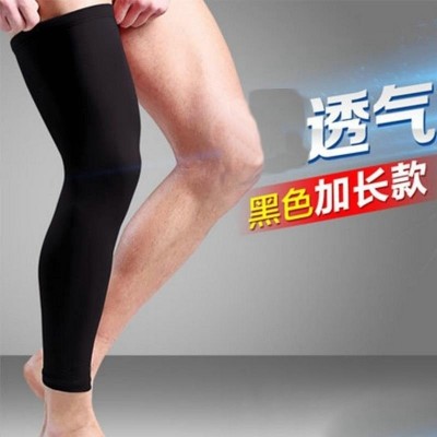 定制批发篮球运动护具护小腿薄户外弹力护膝透气防滑跑步莱卡护腿图2